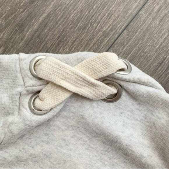 REVOLVE KENDALL & KYLIE Hoodie Sweater Hoody Bell Sleeve Cropped Pullover - Picture 14 of 16